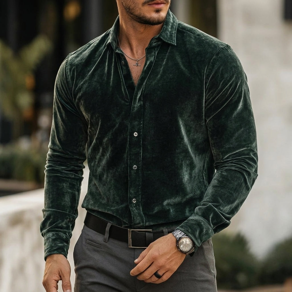 Benjamin | Bonifacio Velvet Shirt