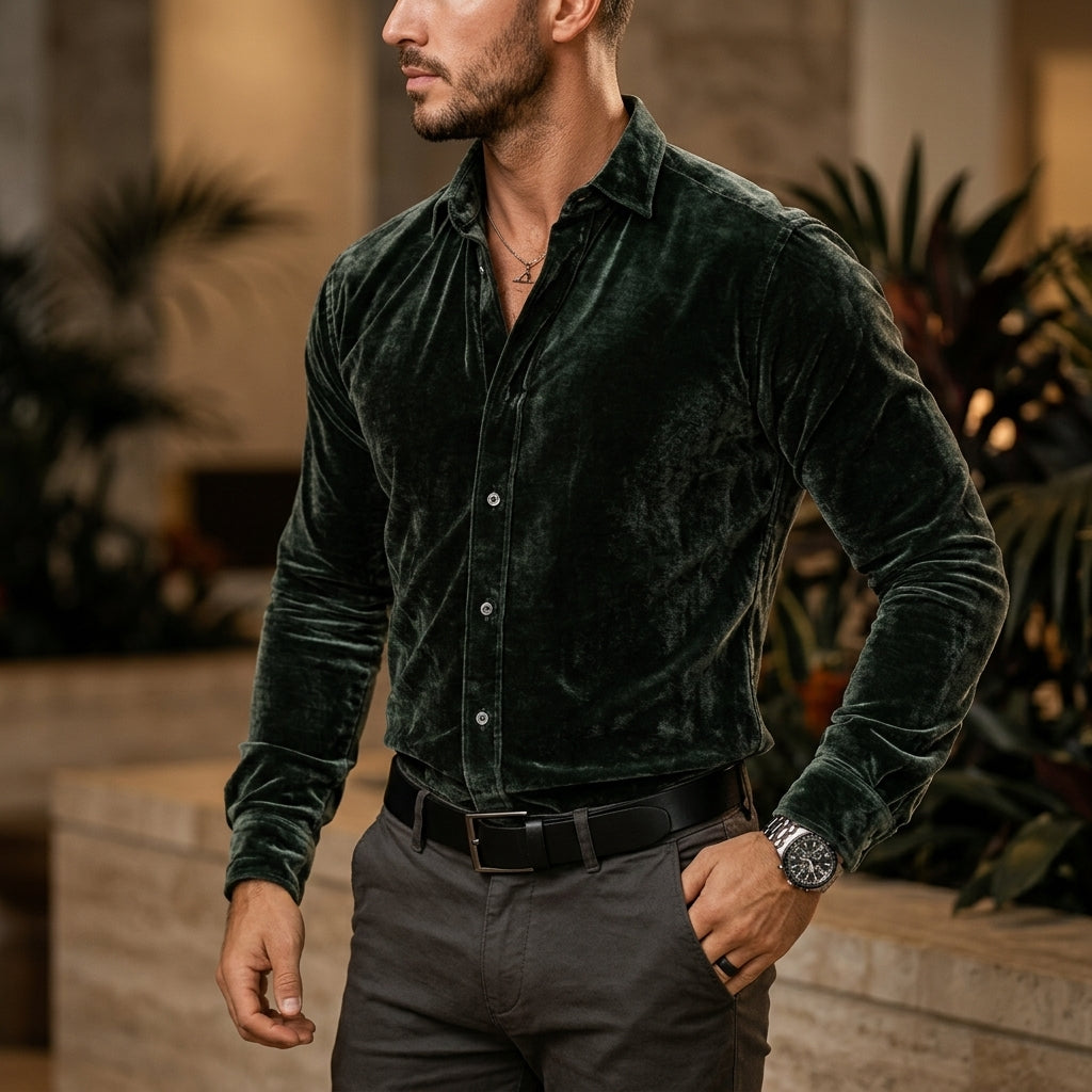 Benjamin | Bonifacio Velvet Shirt