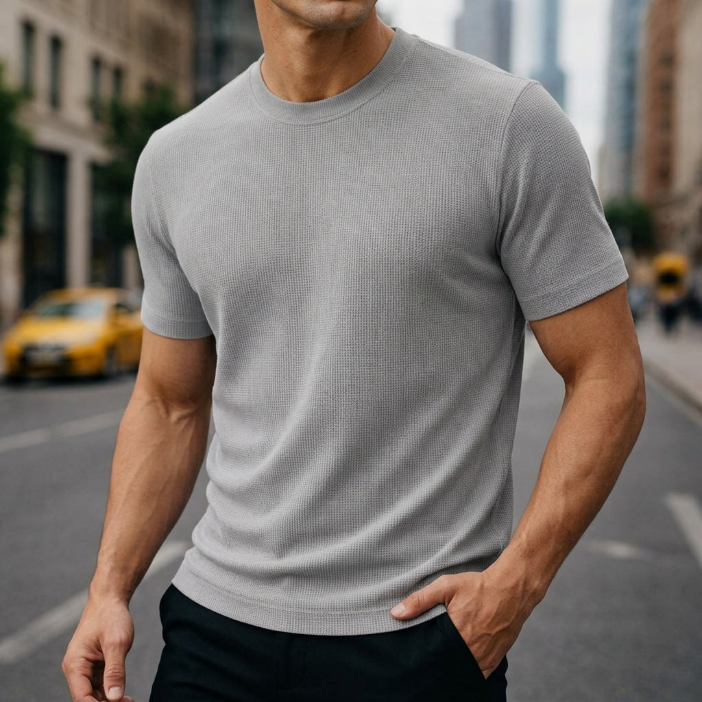 Caleb | Salamanca Waffle Knit Shirt