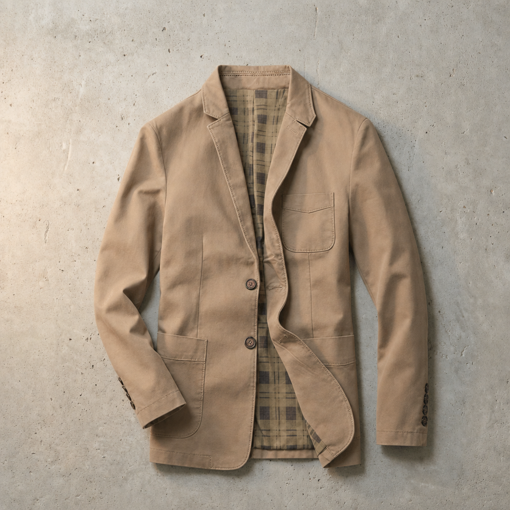 Caleb | Vence Cotton Twill Blazer