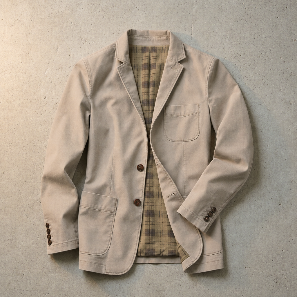 Caleb | Vence Cotton Twill Blazer