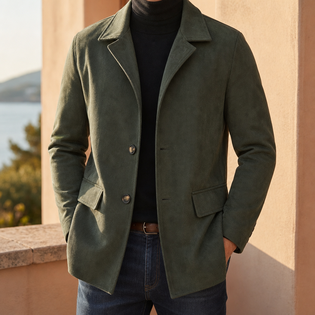 Cameron | Apt Slim Notch Lapel Overcoat