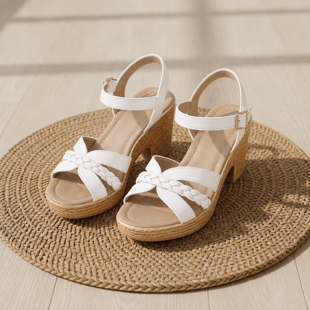 Camila | Comino Braided Platform Sandals