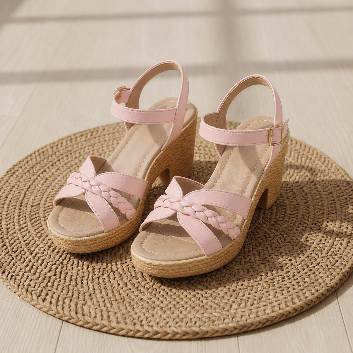 Camila | Comino Braided Platform Sandals