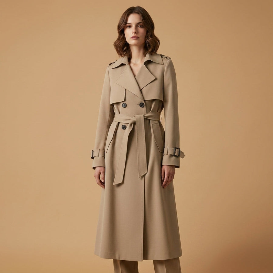 Caroline | Cefalu Belted Trench Coat