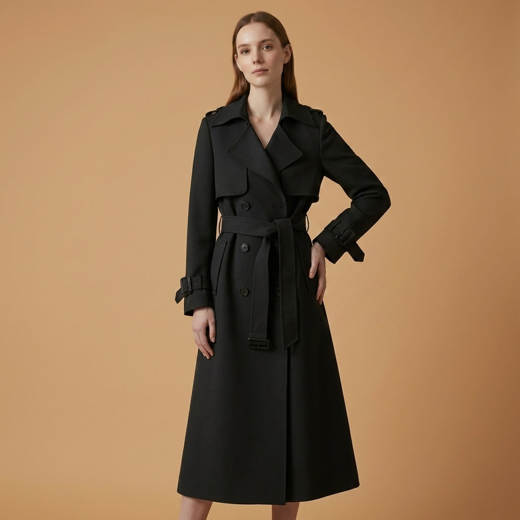 Caroline | Cefalu Belted Trench Coat