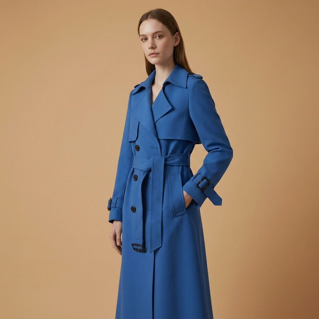 Caroline | Cefalu Belted Trench Coat