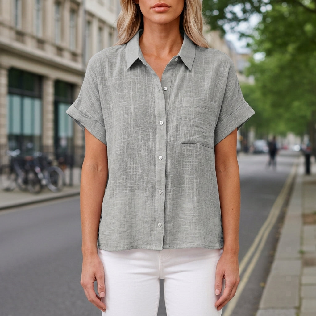Caroline | Ravello Bree's Button Shirt
