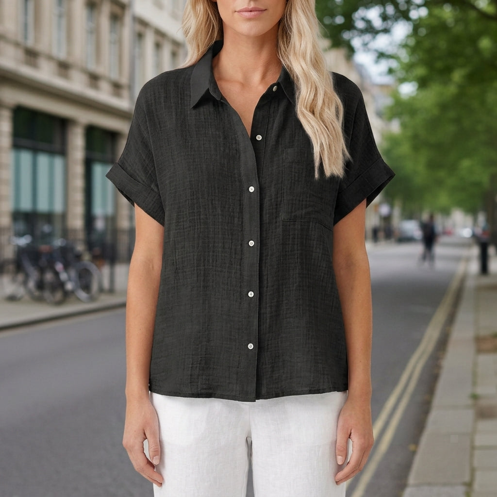 Caroline | Ravello Bree's Button Shirt