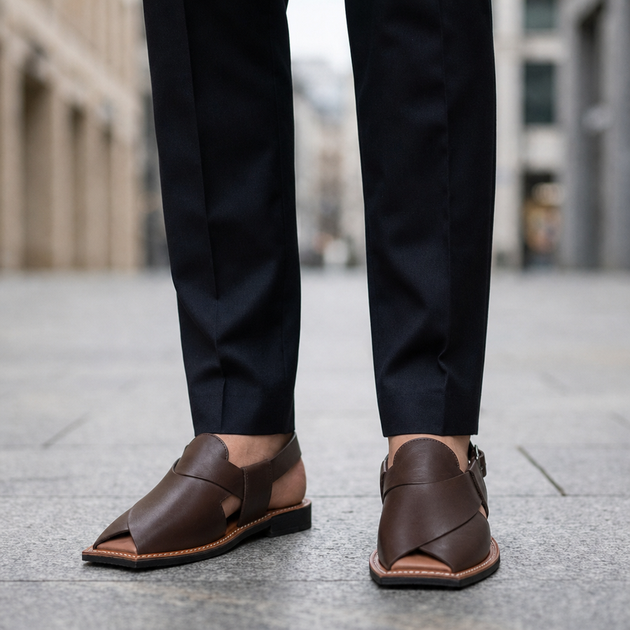 Carter | Sanlucar Leather Peshawari Sandals