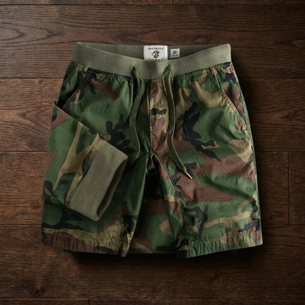Carter | Toulon Camo Drawstring Shorts