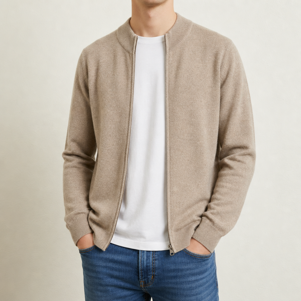 Christian | Altea Cashmere Zip Cardigan