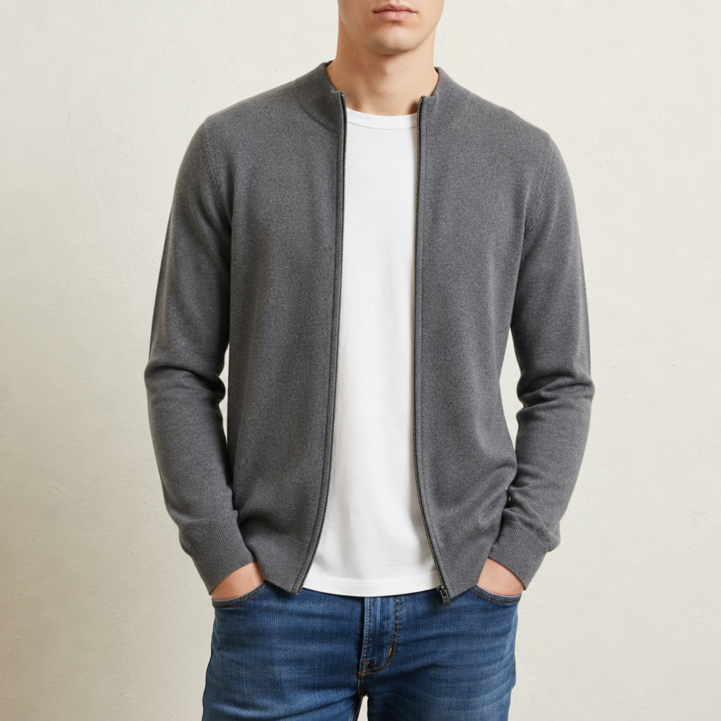 Christian | Altea Cashmere Zip Cardigan