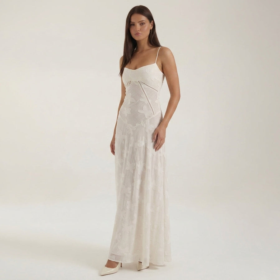Claire | Cefalu Lace Maxi Dress
