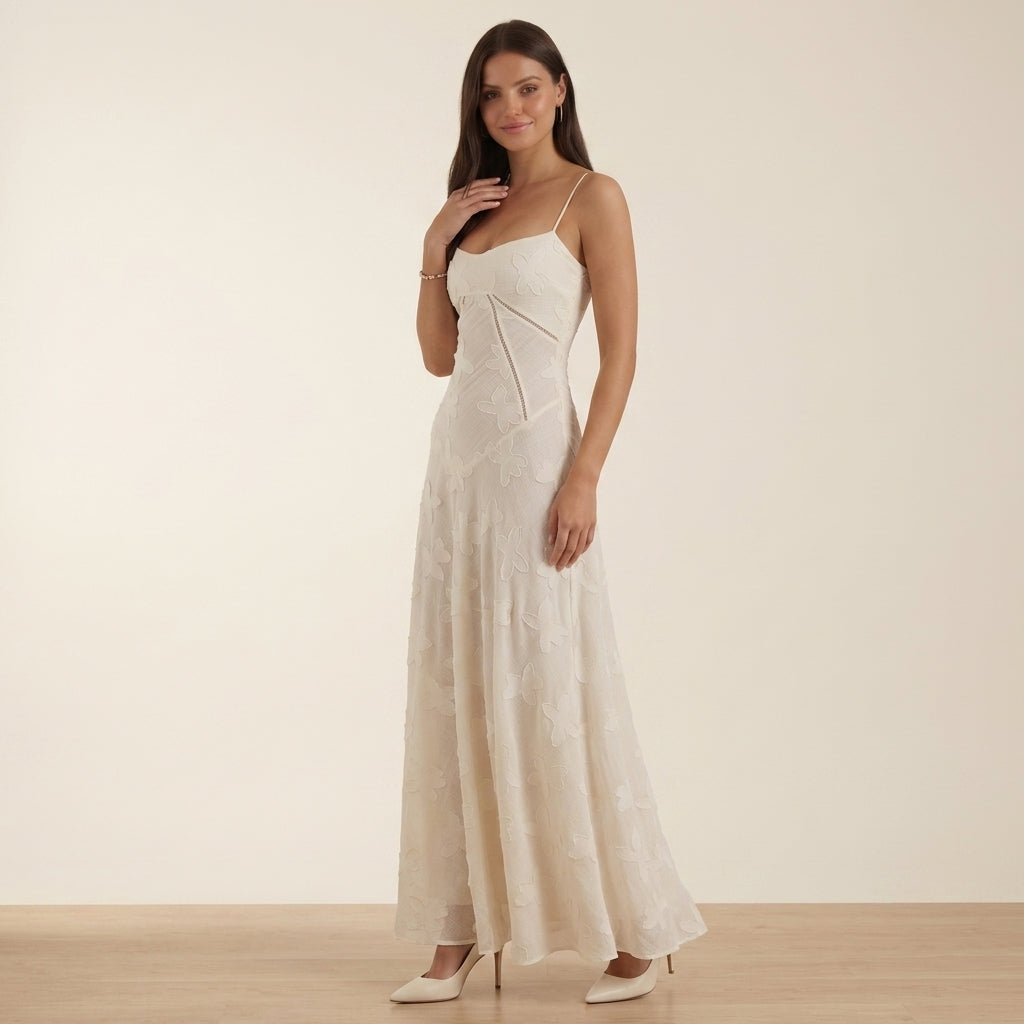 Claire | Cefalu Lace Maxi Dress