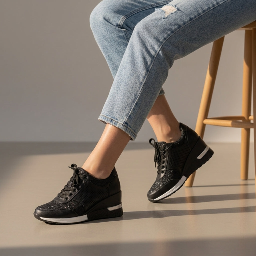 Claire | Comporta Orthopedic Wedge Sneakers