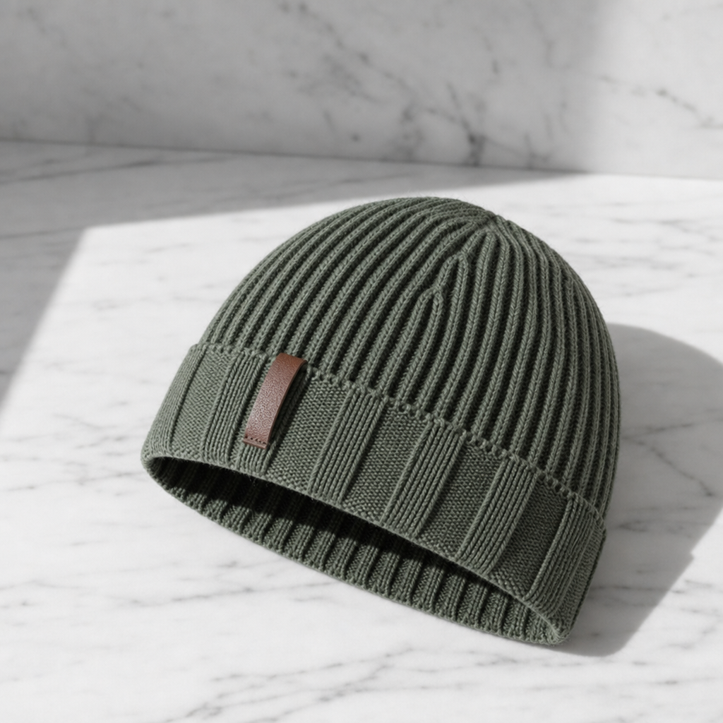 Claire | Maratea Vintage Ribbed Knit Beanie