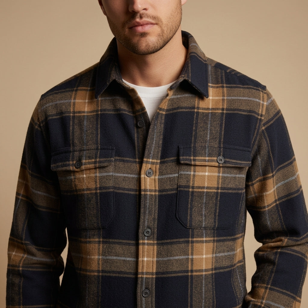 Daniel | Folegandros  Flannel Shirt