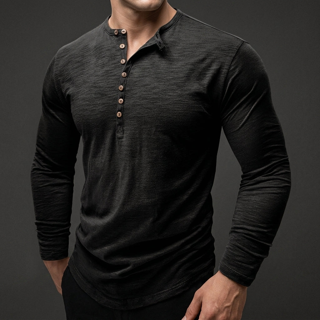 Daniel | Modica Long-Sleeve Henley Shirt