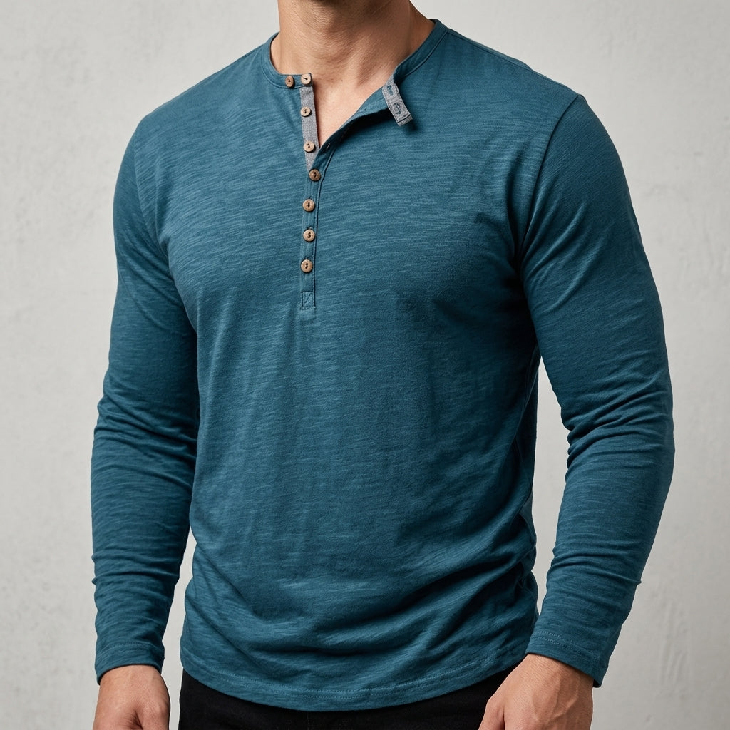 Daniel | Modica Long-Sleeve Henley Shirt