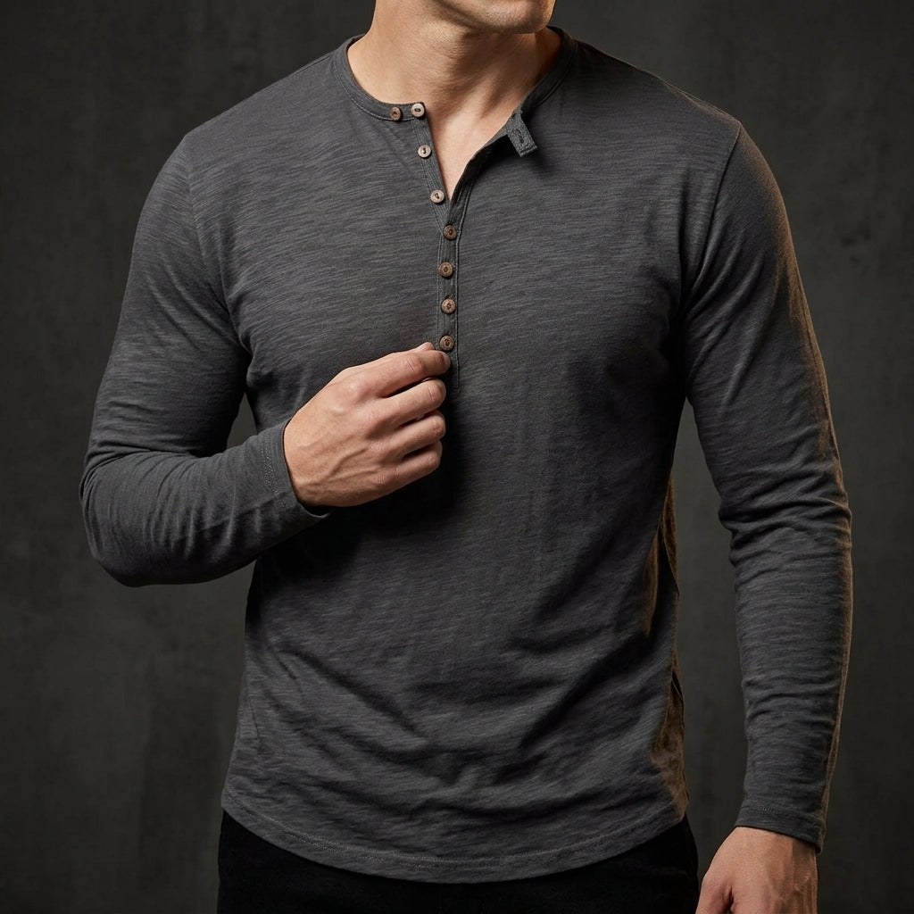 Daniel | Modica Long-Sleeve Henley Shirt