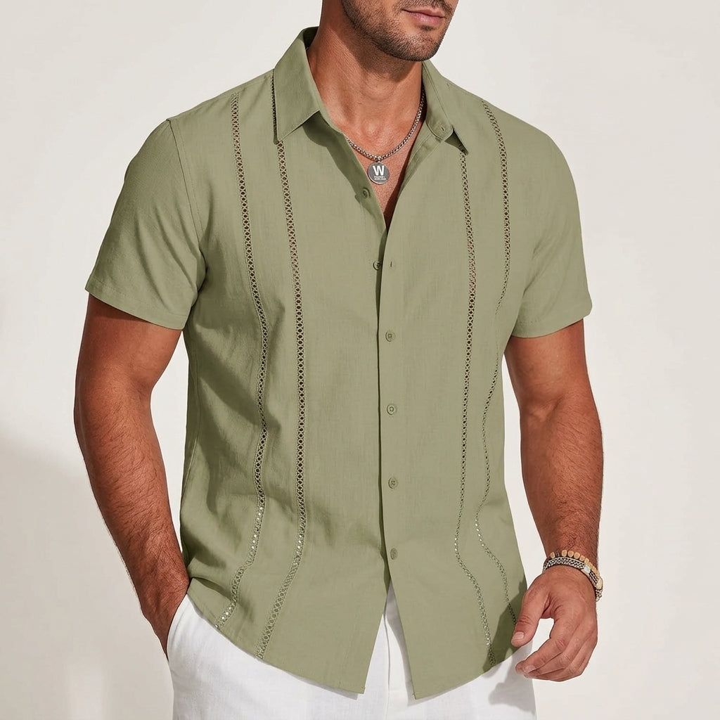 Daniel | Solente Linen Guayabera Shirt
