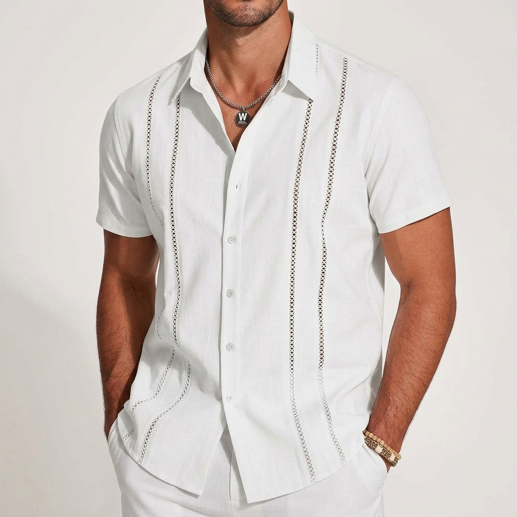 Daniel | Solente Linen Guayabera Shirt
