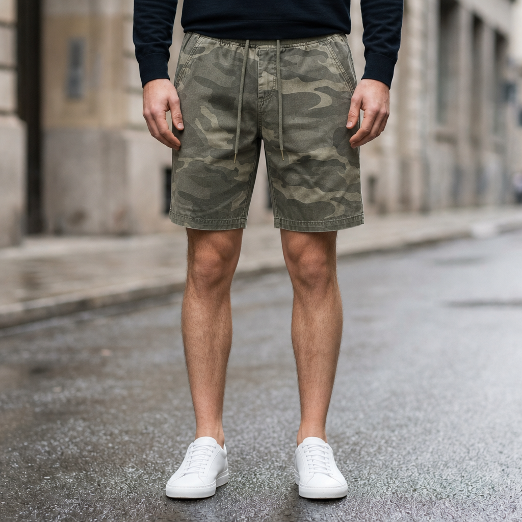 Dylan | Ragusa Camo Drawstring Shorts