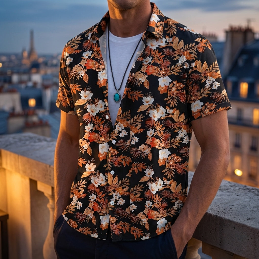 Dylan | Robert 2D Printed Floral Shirt