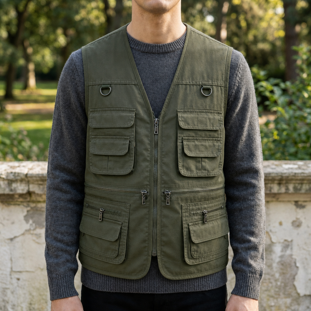 Eli | Korcula Multi-Pocket Utility Vest