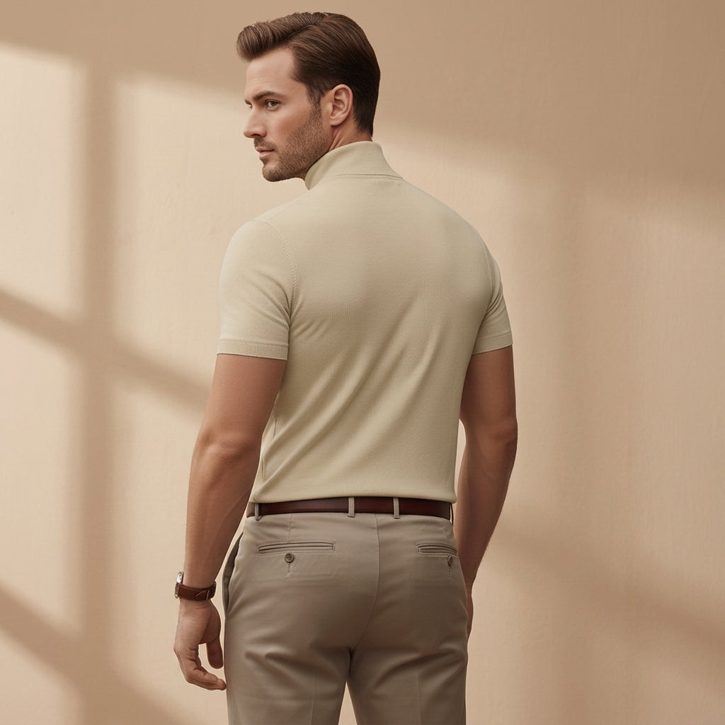 Elijah | Menton Turtleneck T-Shirt