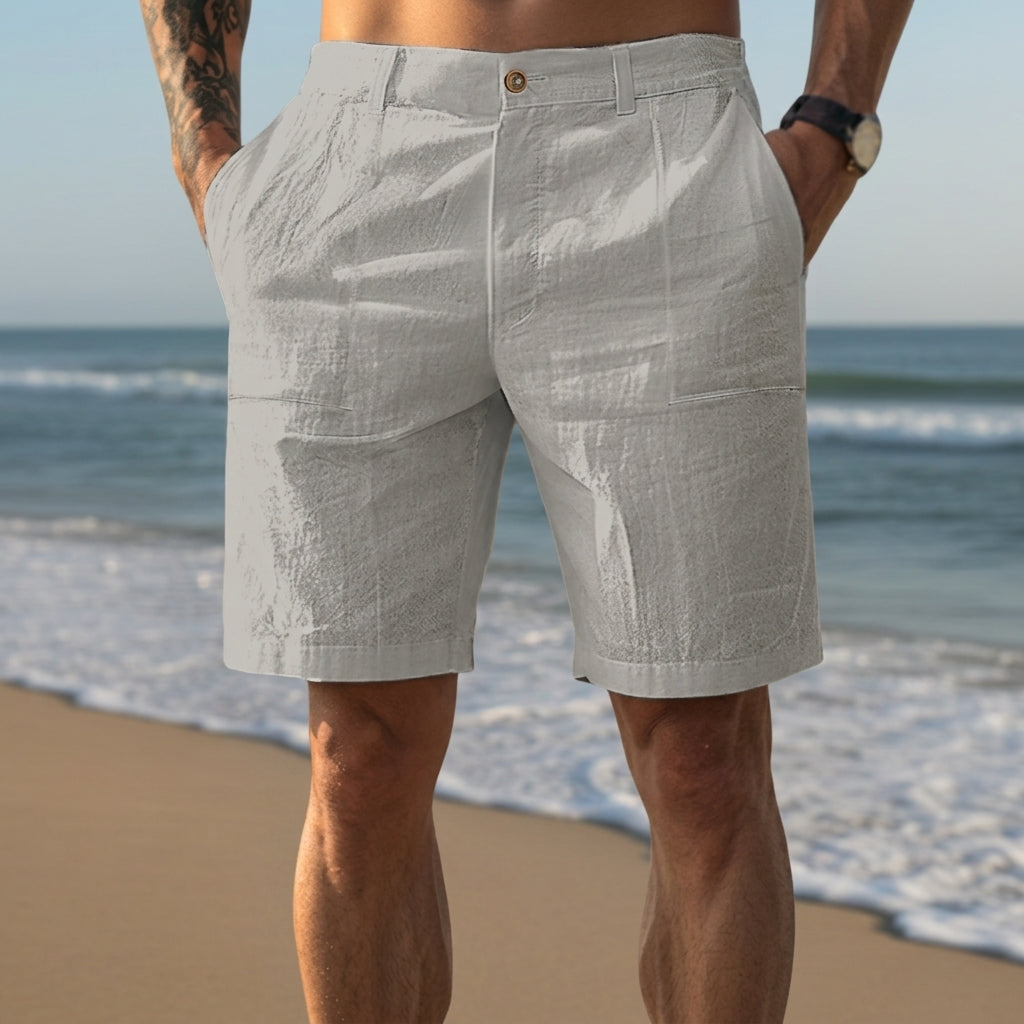 Elijah | Silvano Linen Summer Shorts