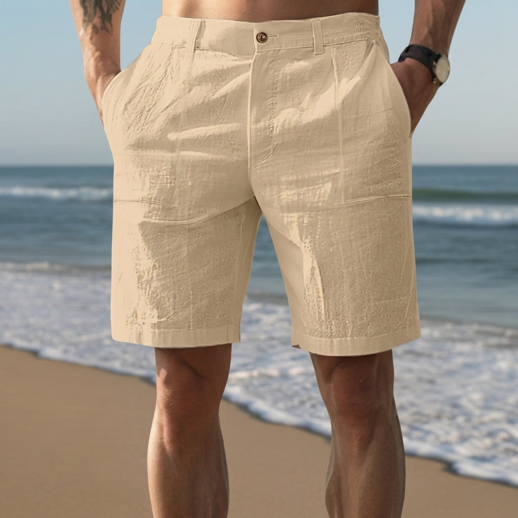 Elijah | Silvano Linen Summer Shorts