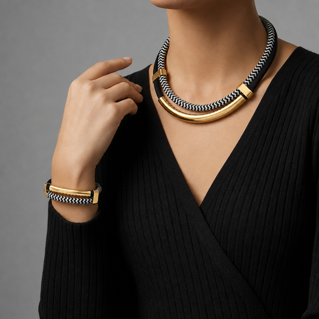 Elizabeth | Obidos Rope Cord Jewelry Set