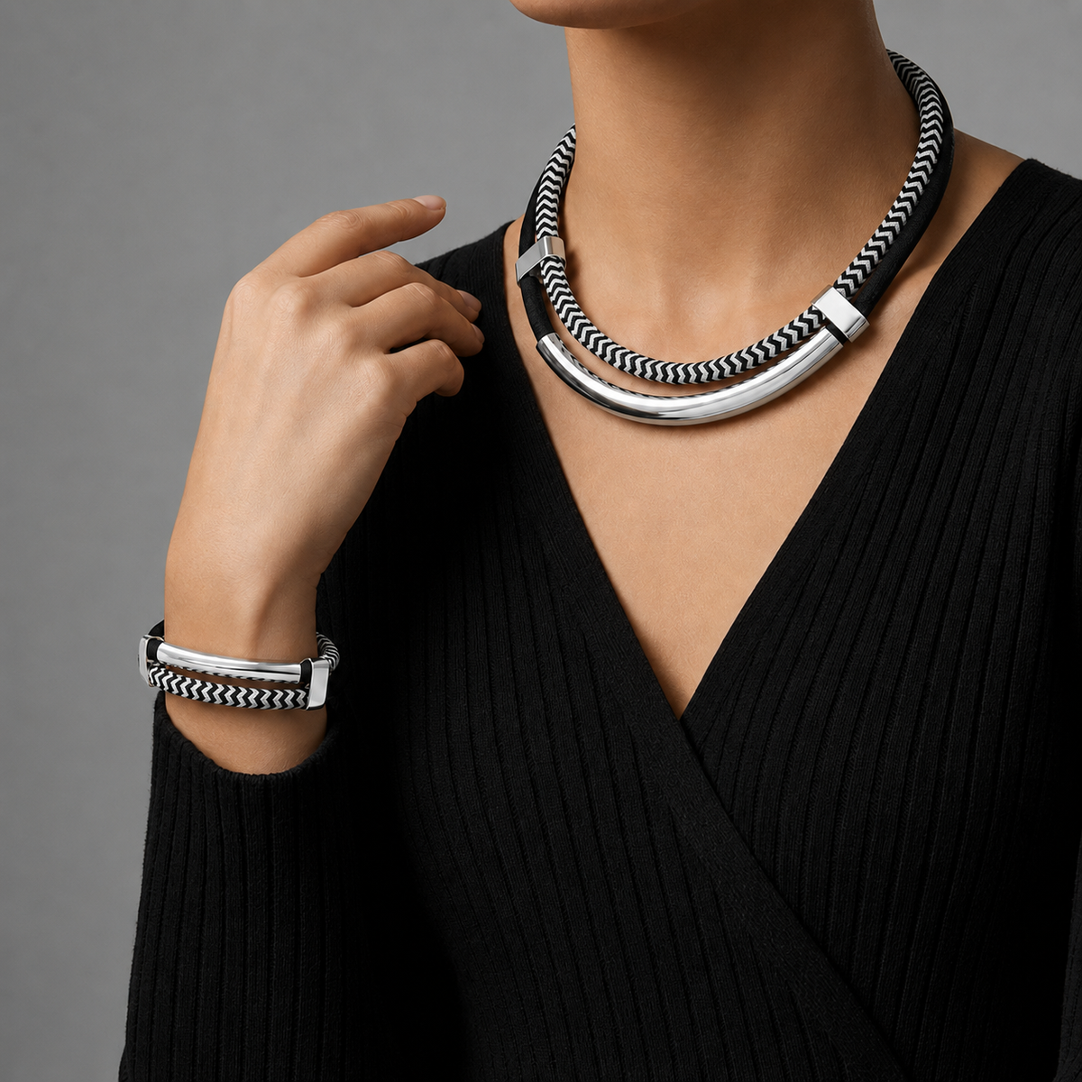 Elizabeth | Obidos Rope Cord Jewelry Set