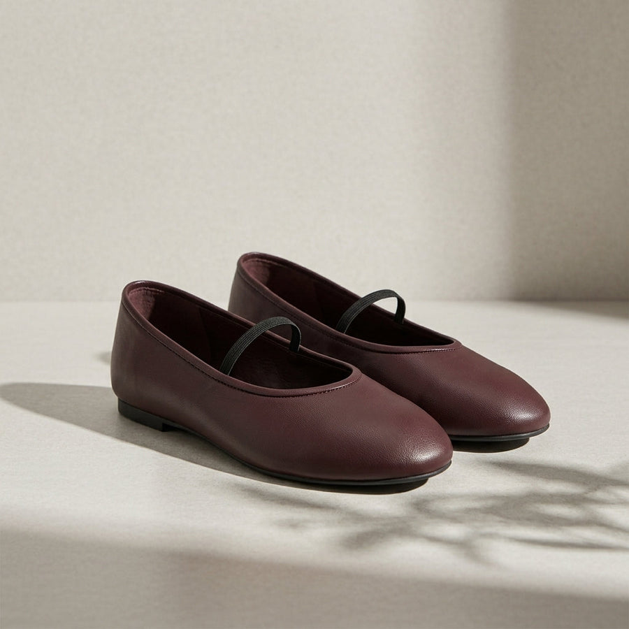 Elizabeth | Virelle Leather Ballet Flats