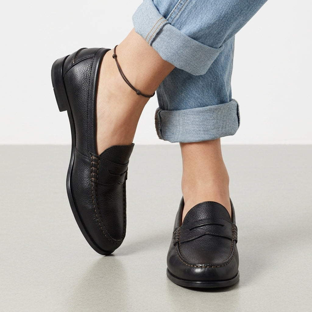 Ella | Gaeta Orthopedic Leather Loafers