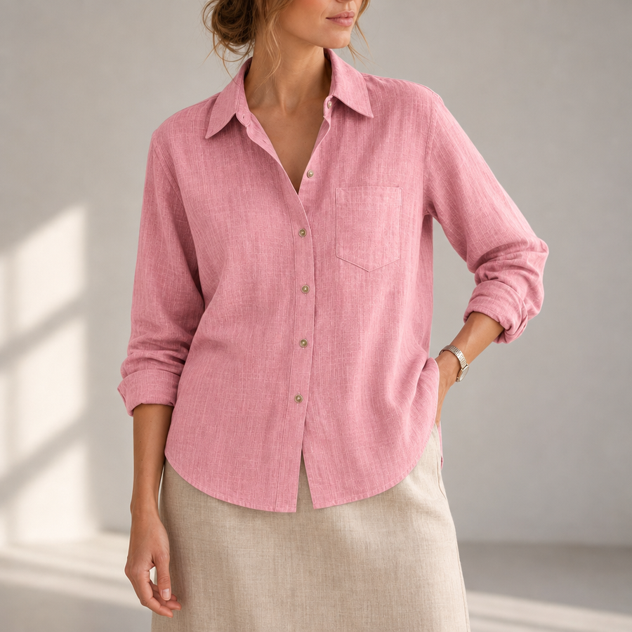 Ella | Sanremo Relaxed Linen Shirt