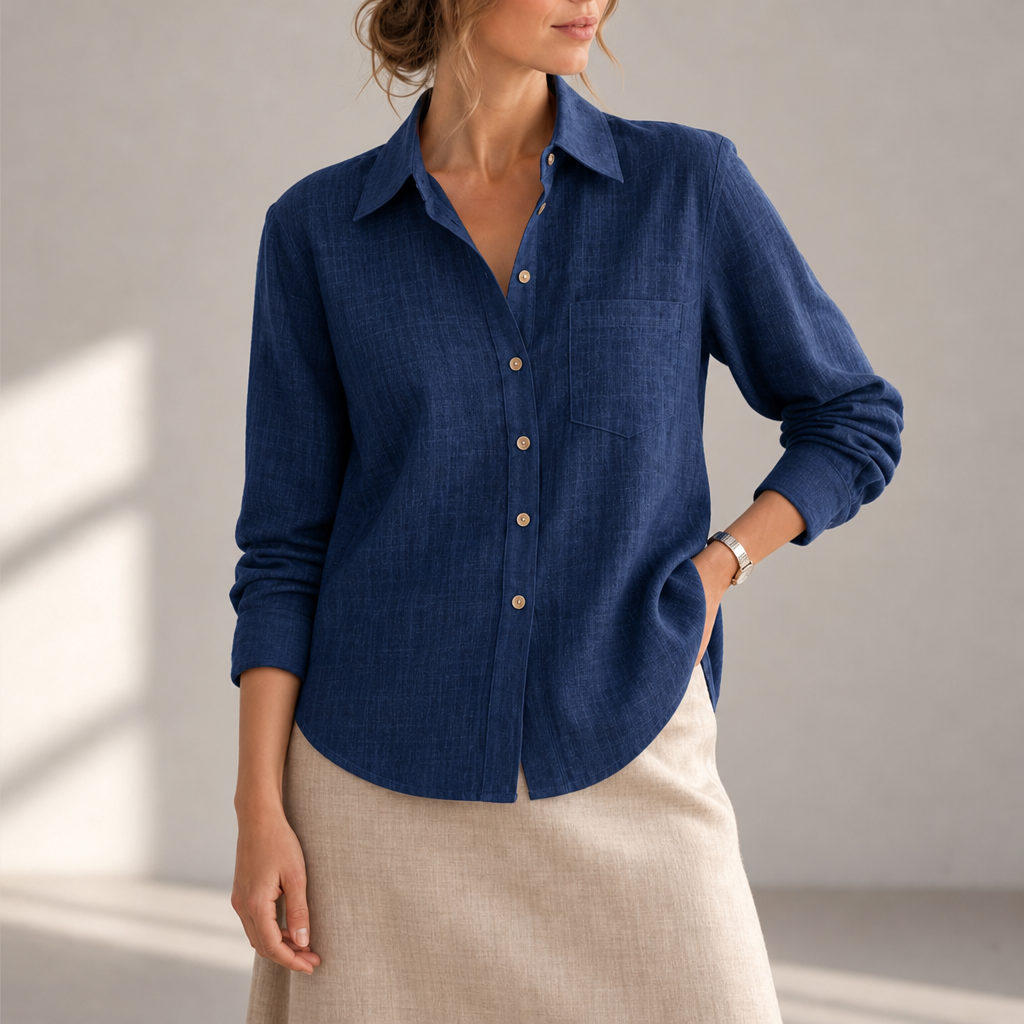 Ella | Sanremo Relaxed Linen Shirt