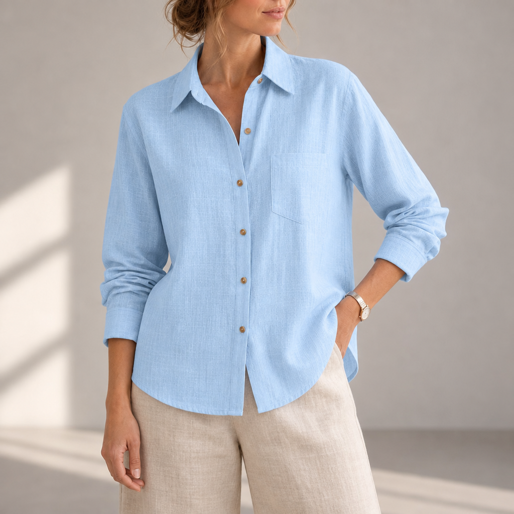 Ella | Sanremo Relaxed Linen Shirt