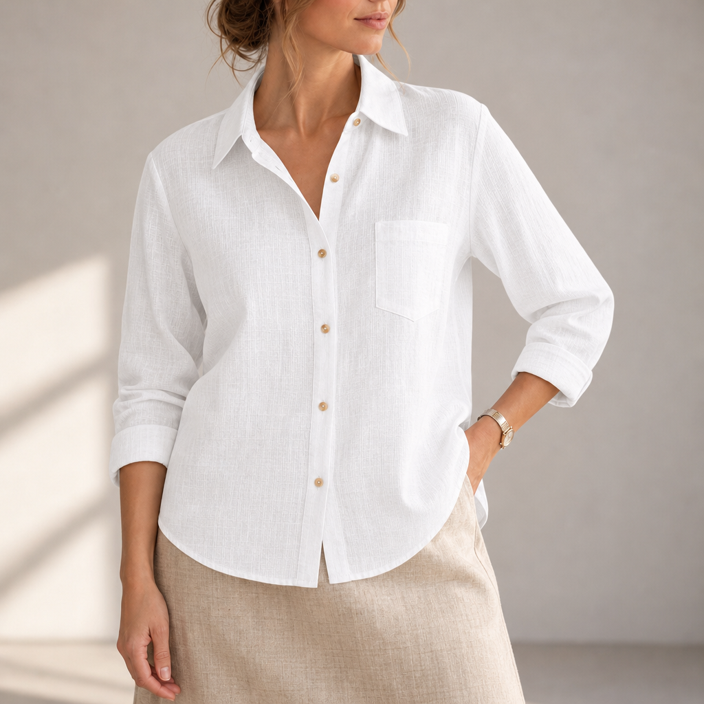 Ella | Sanremo Relaxed Linen Shirt