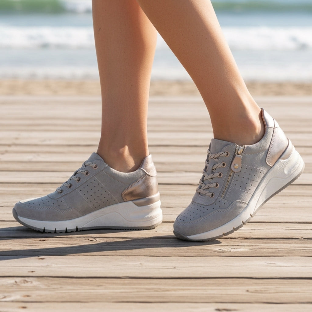 Ella | Valletta Orthopedic Wedge Sneakers