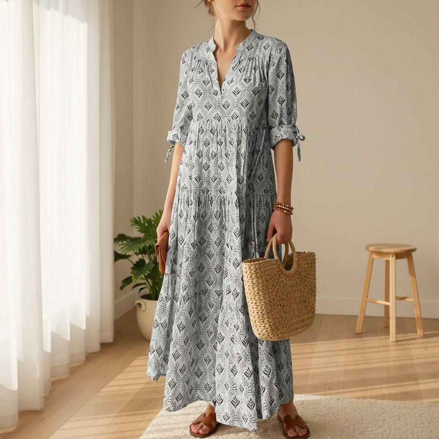 Ellie | Bellagio Boho Print Maxi Dress