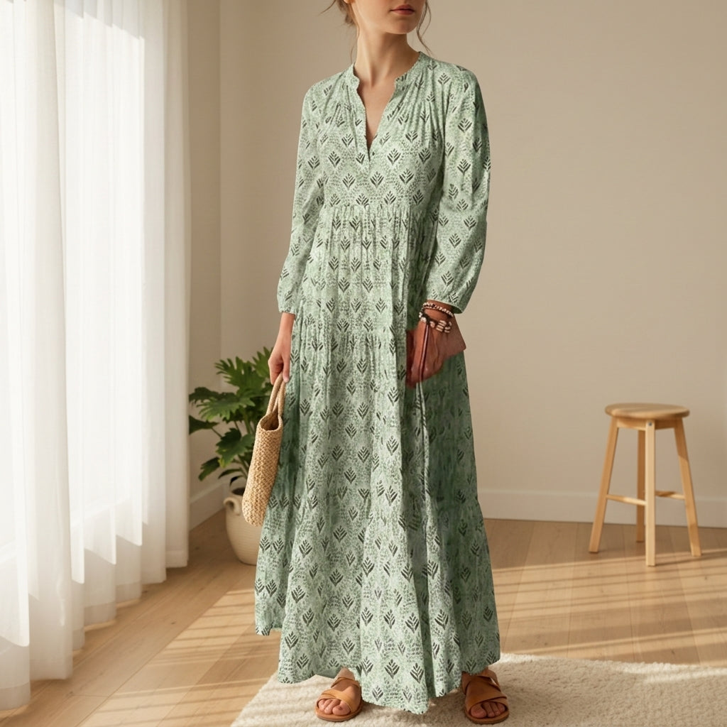 Ellie | Bellagio Boho Print Maxi Dress