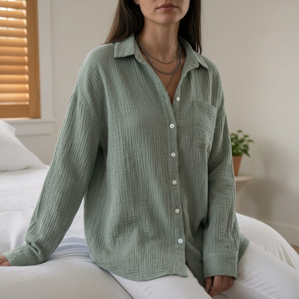 Emilia | Vienne Lightweight Long-Sleeve Shirt