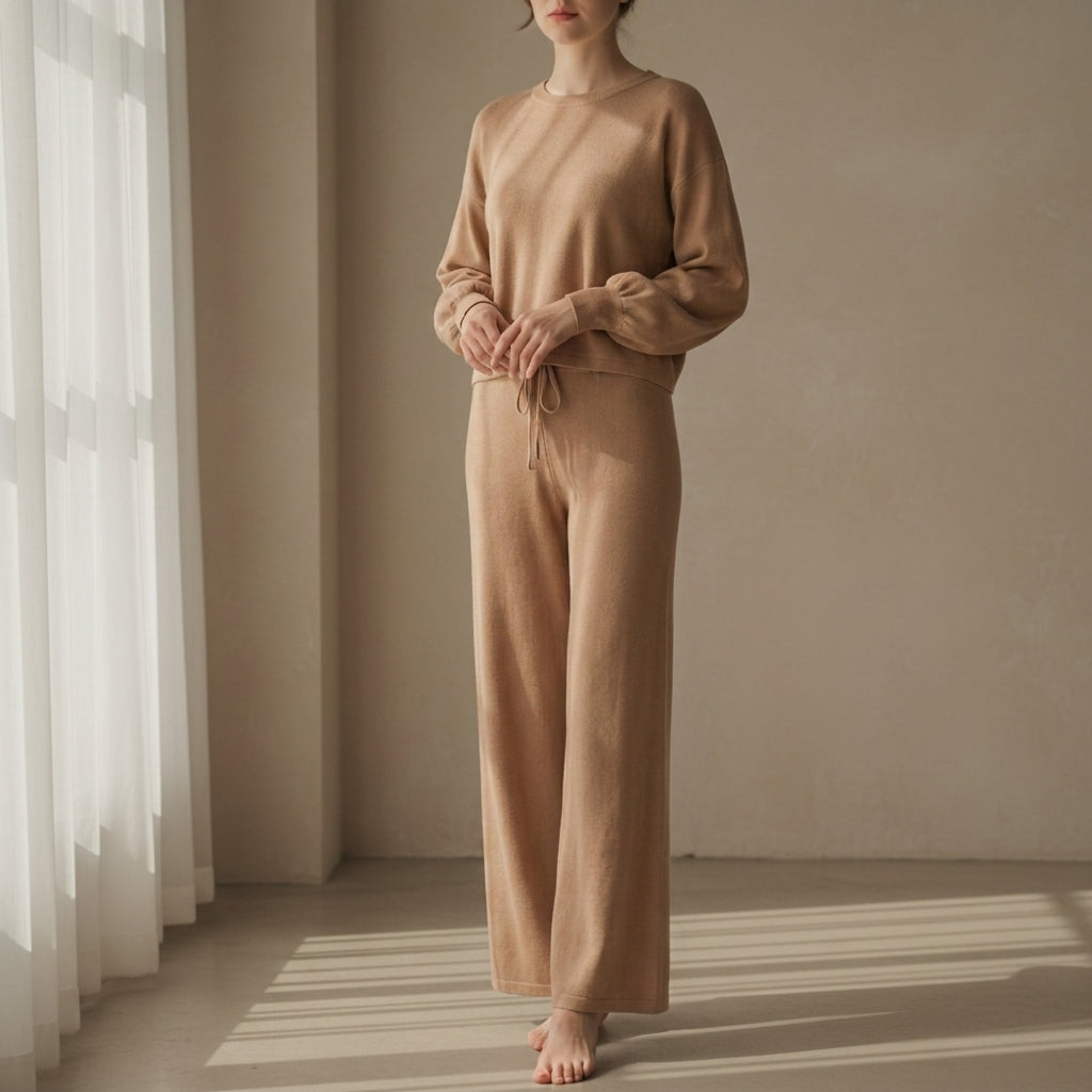 Emily | Camogli Knit Lounge Two-Piece Set
