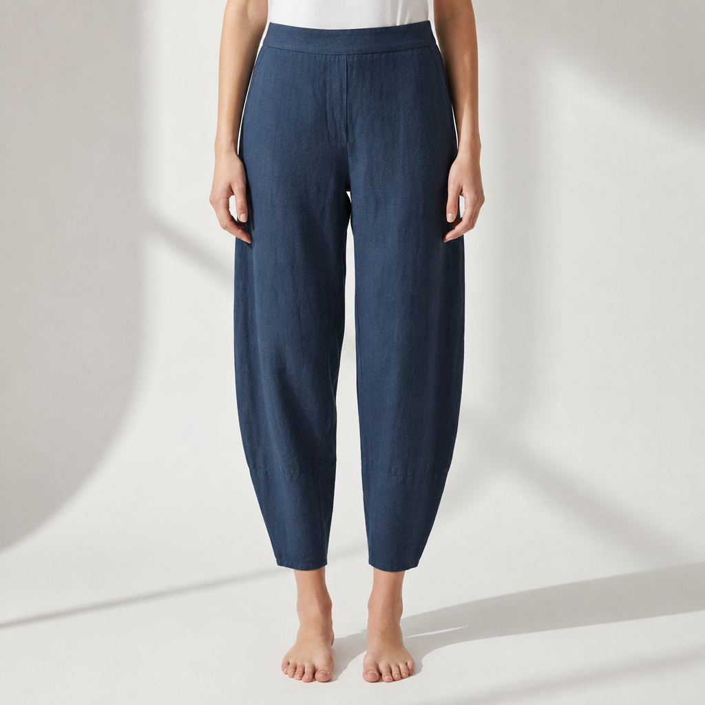 Emma | Mougins Tapered Linen Pants