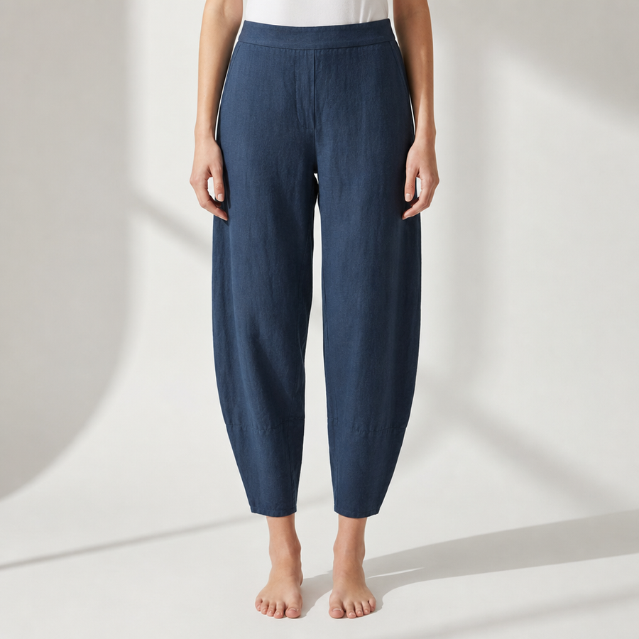 Emma | Mougins Tapered Linen Pants