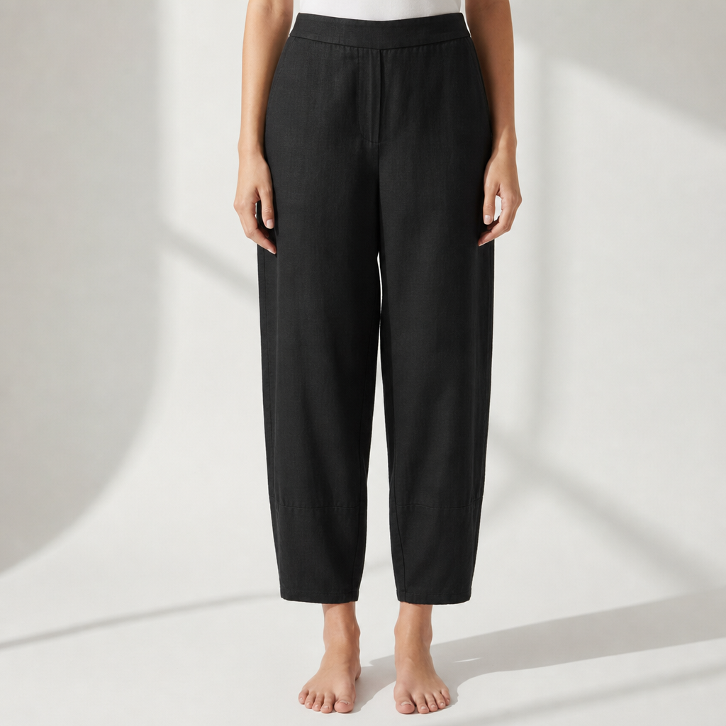 Emma | Mougins Tapered Linen Pants