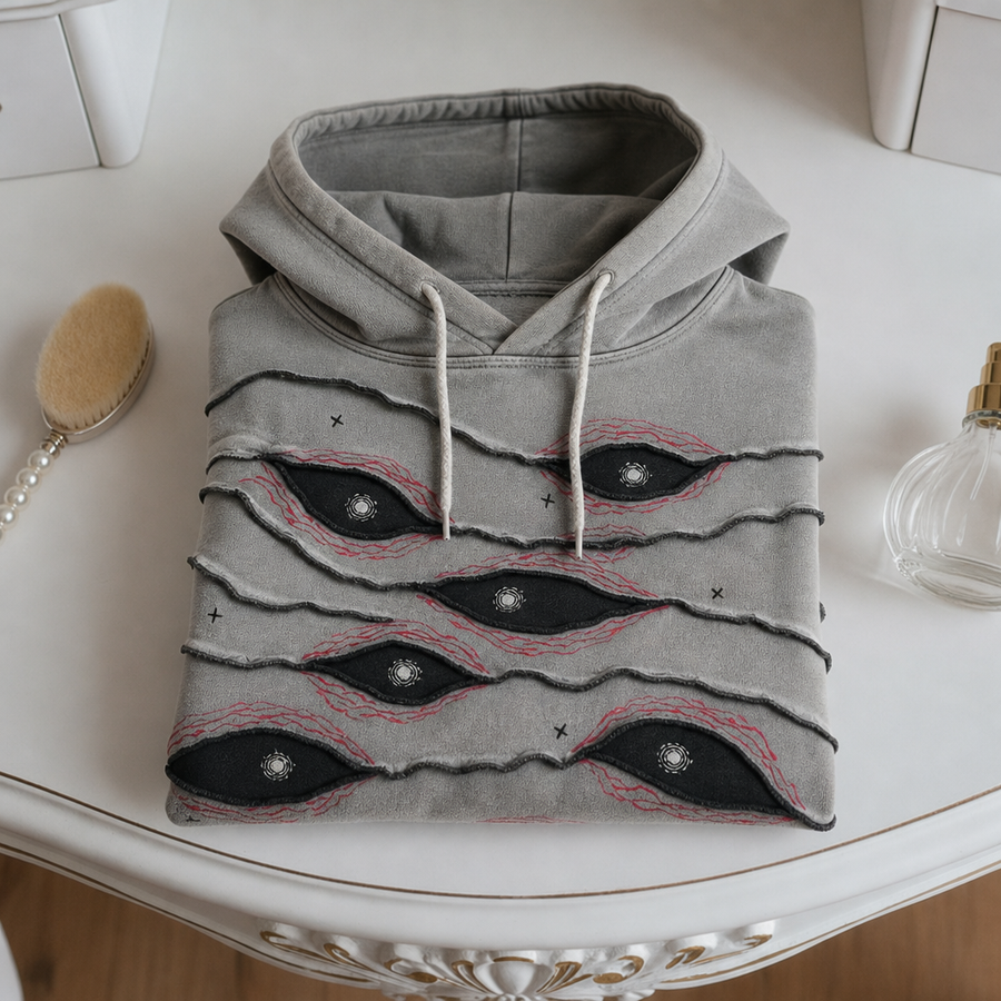 Emma | Trani Eye Patchwork Hoodie